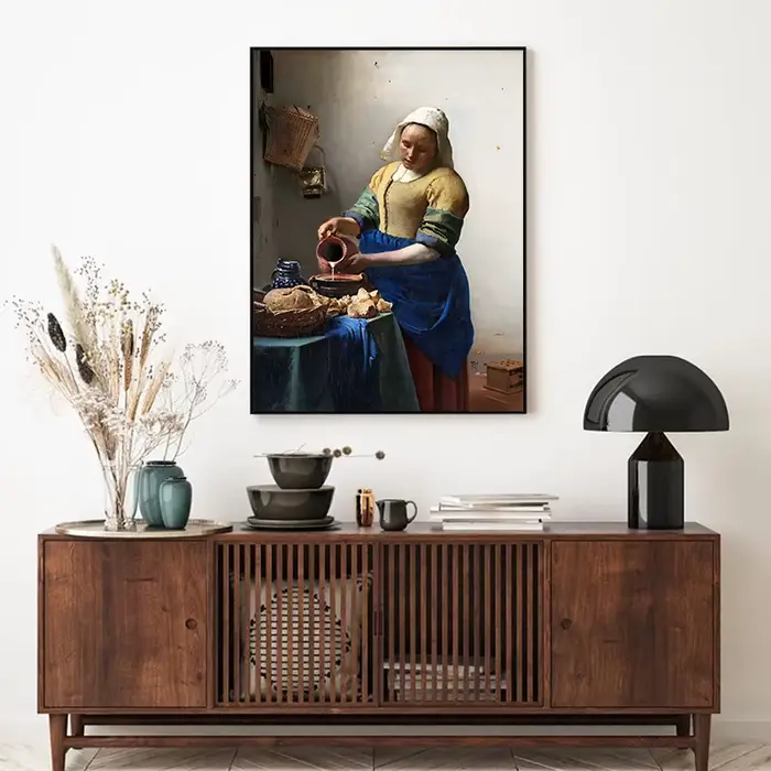 Affiche sur toile sombre de Las Meninas