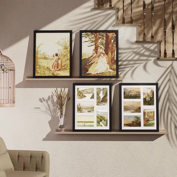 Cadre de Collage de 5 photos pour Couples