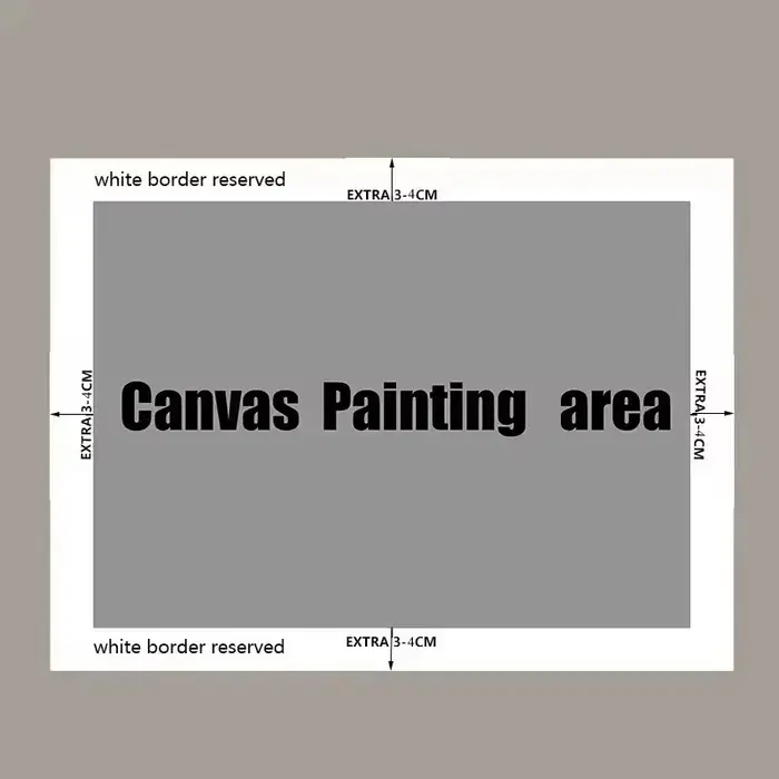 Grand Art mural sur toile abstrait moderne