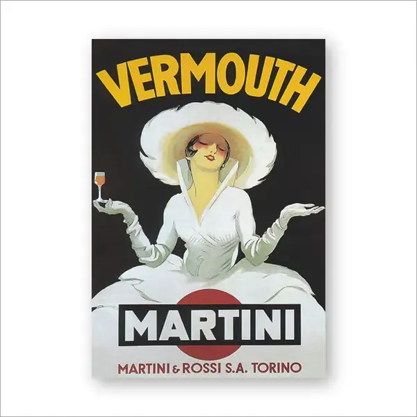 Affiche de vin de Vermouth de Style Vintage, peinture sur toile d'art mural rétro imprimée, publicit