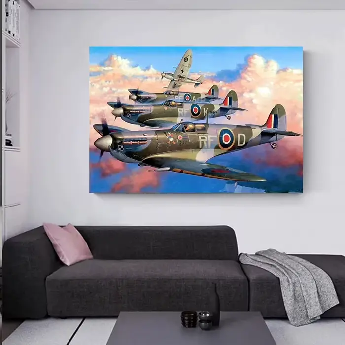 Toile d'avion de Combat de la guerre mondiale