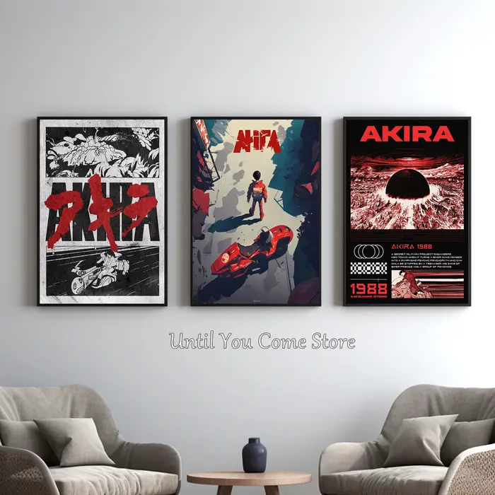 Affiche rétro de film A-Akira classique