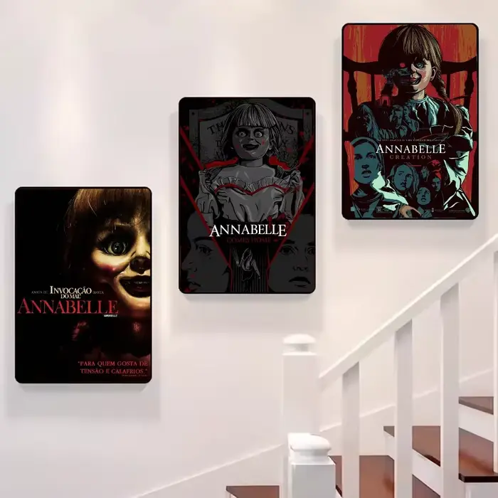 Annabelle – affiche de film d'horreur, peinture sur toile imprimée d'esthétique minimaliste pour salon, décoration de maison moderne