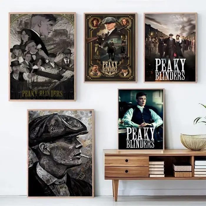 Affiche en papier imprimé Tommy Shelby Peaky Blinders