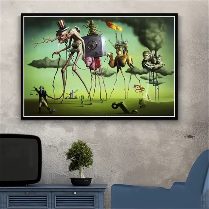 Peinture sur toile de Salvador Dali surréalisme pour la décoration de la maison