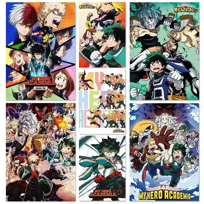 Affiche de Dessin Animé Japonais My ForeAcademia