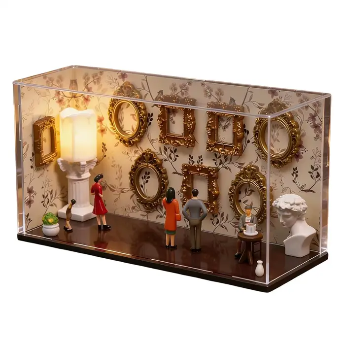 Mini Kit de Cadres Photo 3D Silhouette Musée DIY