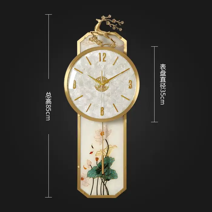 Restaurant amusant horloge murale Design moderne luxe salon horloge murale Style italie Reloj De Par