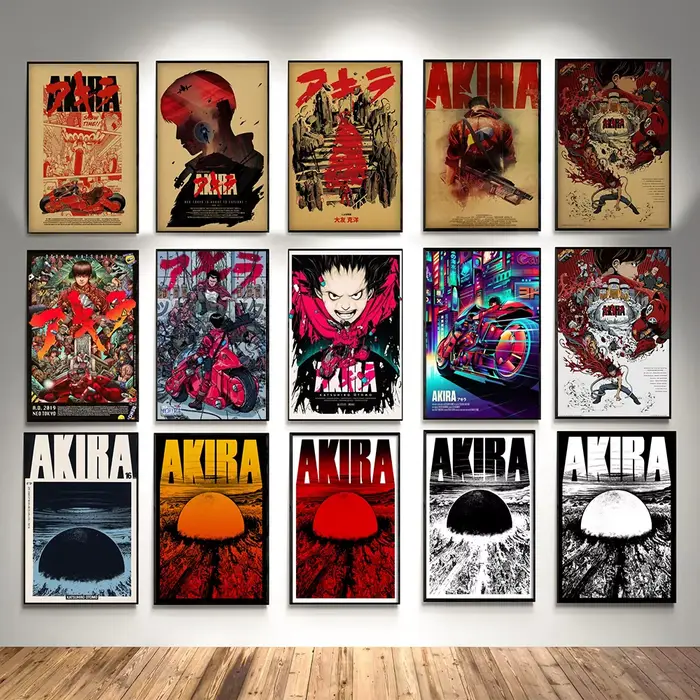 A-Akira Pop HD haute qualité rétro affiche japon Anime impression salle Bar café mur Art jeu chambre décor cadeaux murale toile peinture