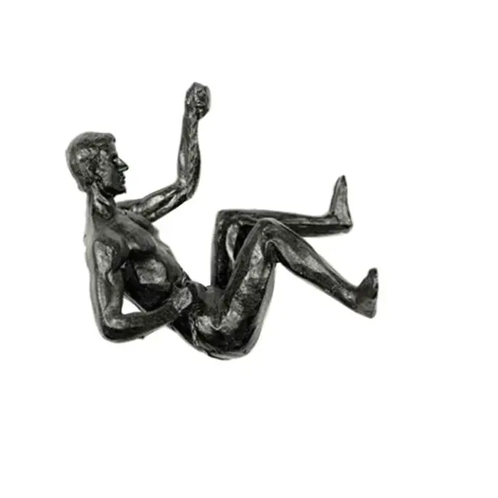 Arrampicata athlète homme Art sport tenture murale ornements maison figurines Miniatures escalade ho