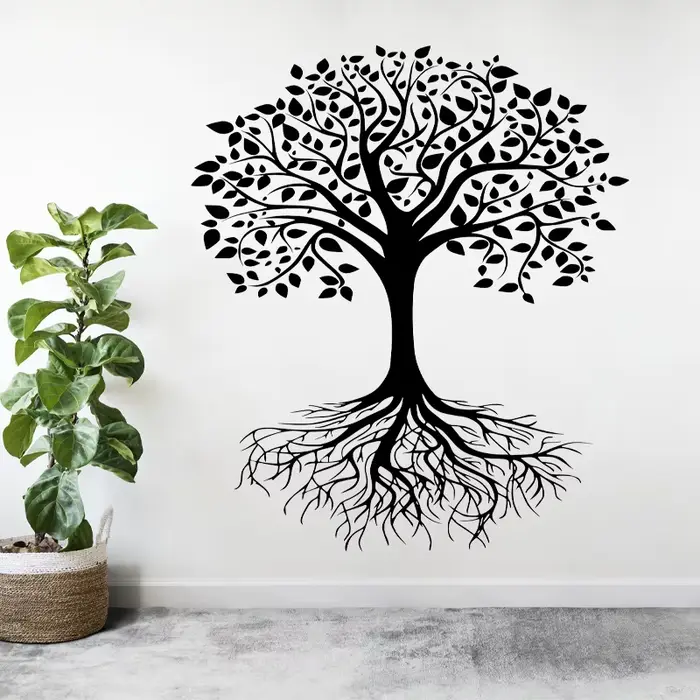 Autocollant mural arbre de vie en vinyle