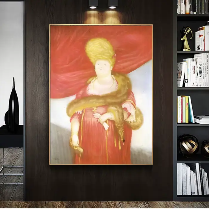 Peinture sur toile d'art célèbre de Fernando Botero