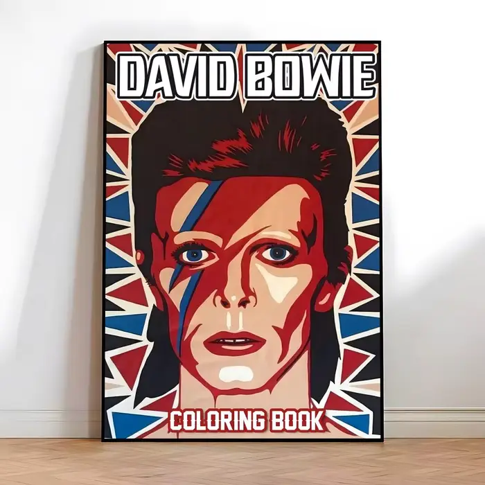 Peinture décorative murale HD Rétro David Bowie Calligraphie pour la maison