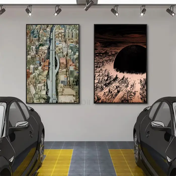 Affiche de Dessin Animé A-akira Auto-Adhésive en Papier Imperméable