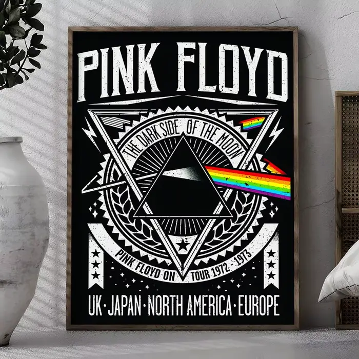 Affiche de groupe de Rock p-pink f-floyd