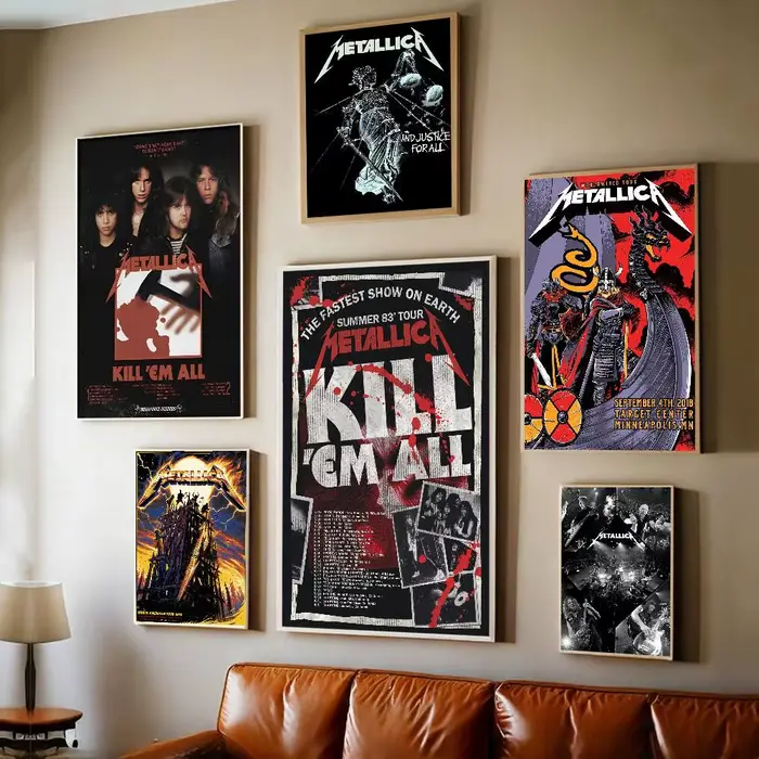 M-METALLICA Band – impressions et affiches de bonne qualité