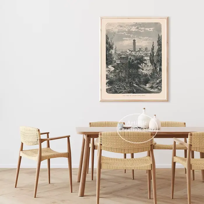 Peinture sur toile de paysage classique