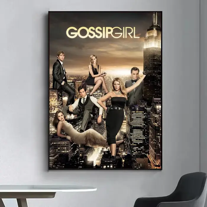 Affiche autocollante G-Gossip Girl en papier imperméable