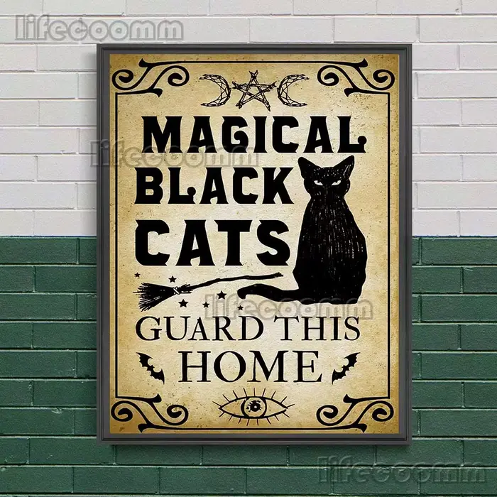 Affiche de règles de la maison de sorcière