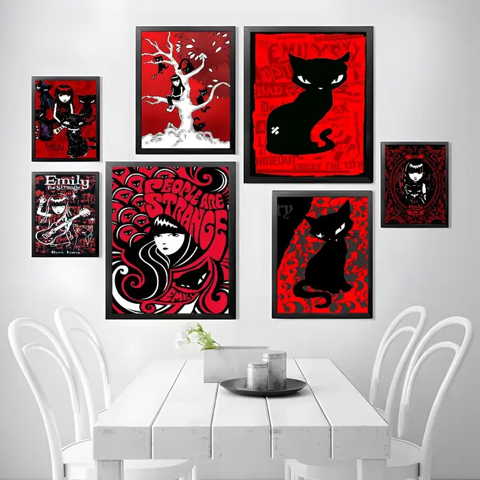 Affiche de bande dessinée E-Emily the S-Strange